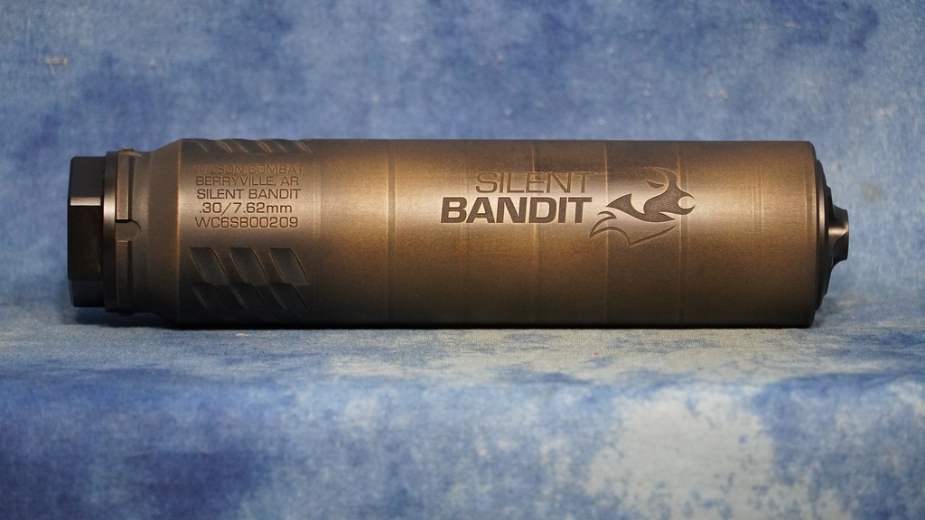 WILSON COMBAT SILENT BANDIT 6 BAFFLE 30 CAL SUPPRESSOR CT BURNT BRONZE / BLACK
