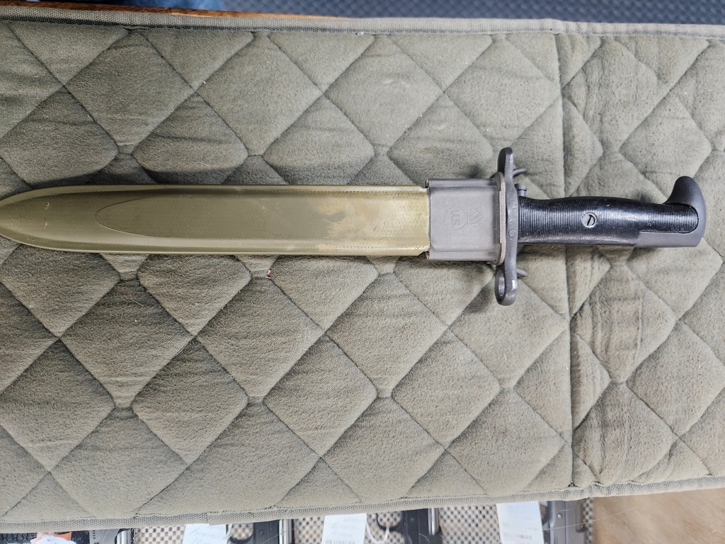 USED M1 GARAND BAYONET MFG BY PAL BLADE AND TOOL CIRCA 1943-1945