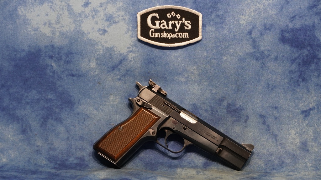 USED BELGIUM BROWNING HI POWER 9MM MFG 1992