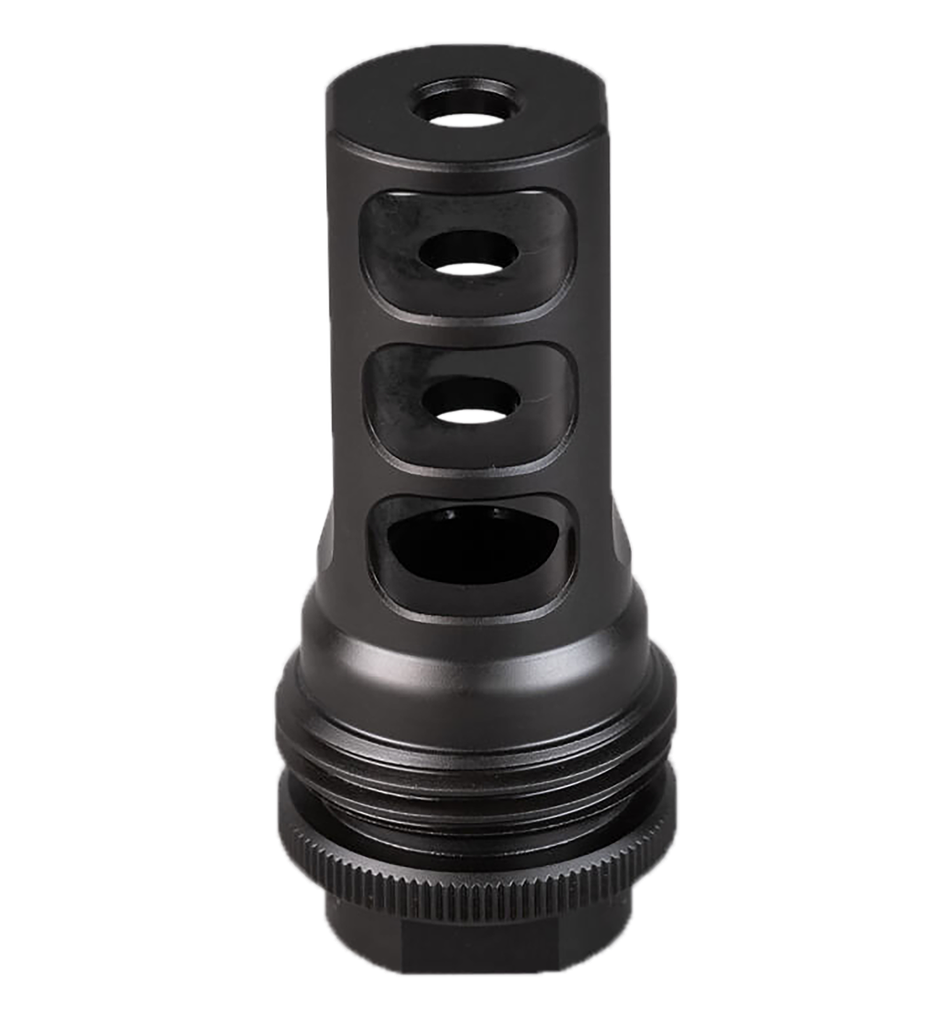 SILENCERCO AC1276 ASR MUZZLE BRAKE BLACK NITRIDE 9/16X24 RH THREADS 30 CAL