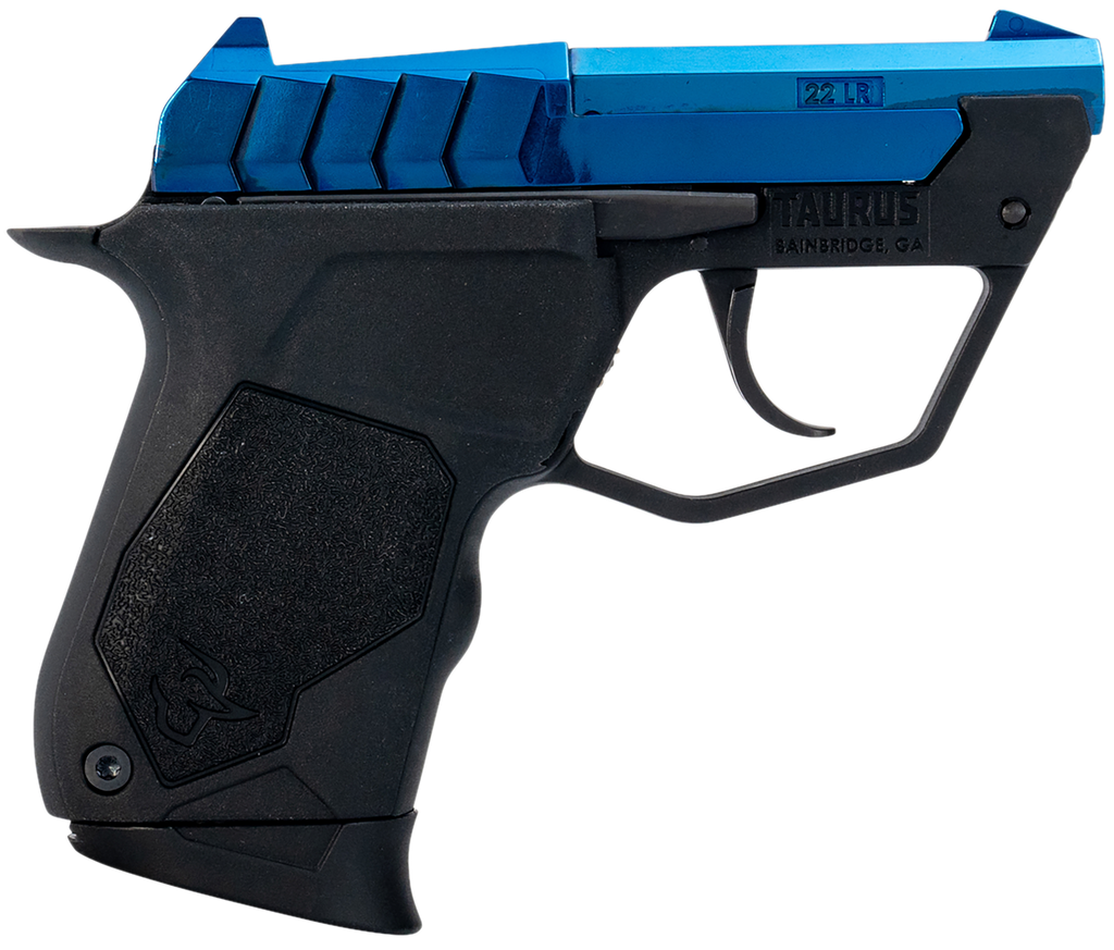 TAURUS 1-22TUC13BL 22TUC MICRO-COMPACT FRAME 22 LR 9+1 2.50" POLISHED BLUE PVD STEEL