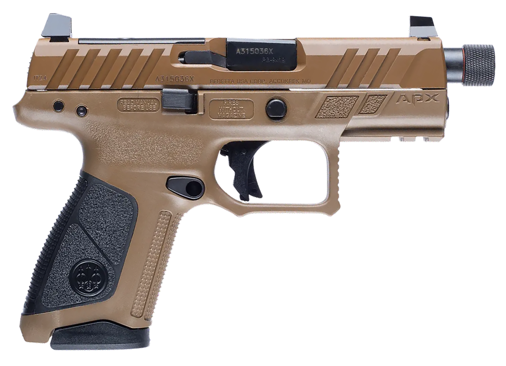 BERETTA JAXA1C917TACFDE APX A1 TACTICAL 9MM 15+1 17+1 4.20" THREADED BBL