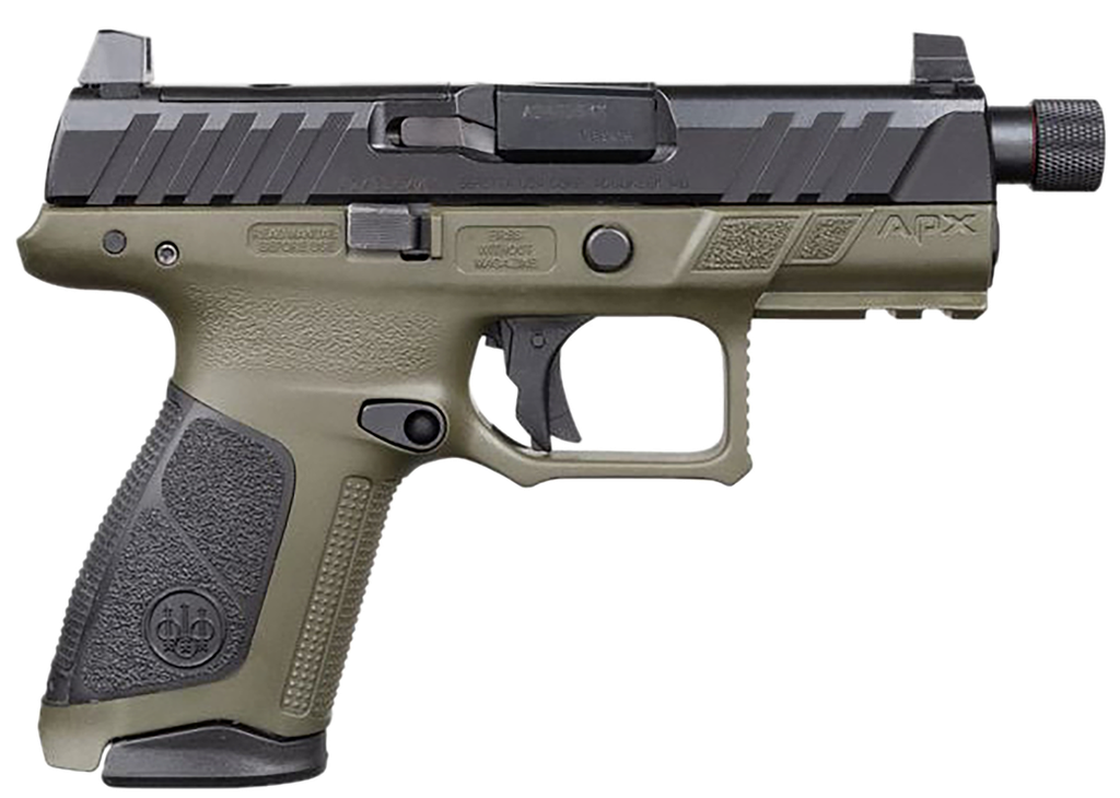 BERETTA JAXA1C917TAC APX A1 TACTICAL COMPACT 9MM 17+1 4.20" THREADED BBL