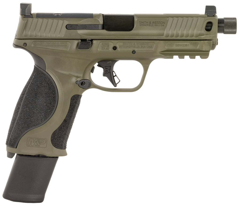 SMITH & WESSON 14646 M&P PC M2.0 9MM LUGER 23+1 4.80" BBL OD GREEN