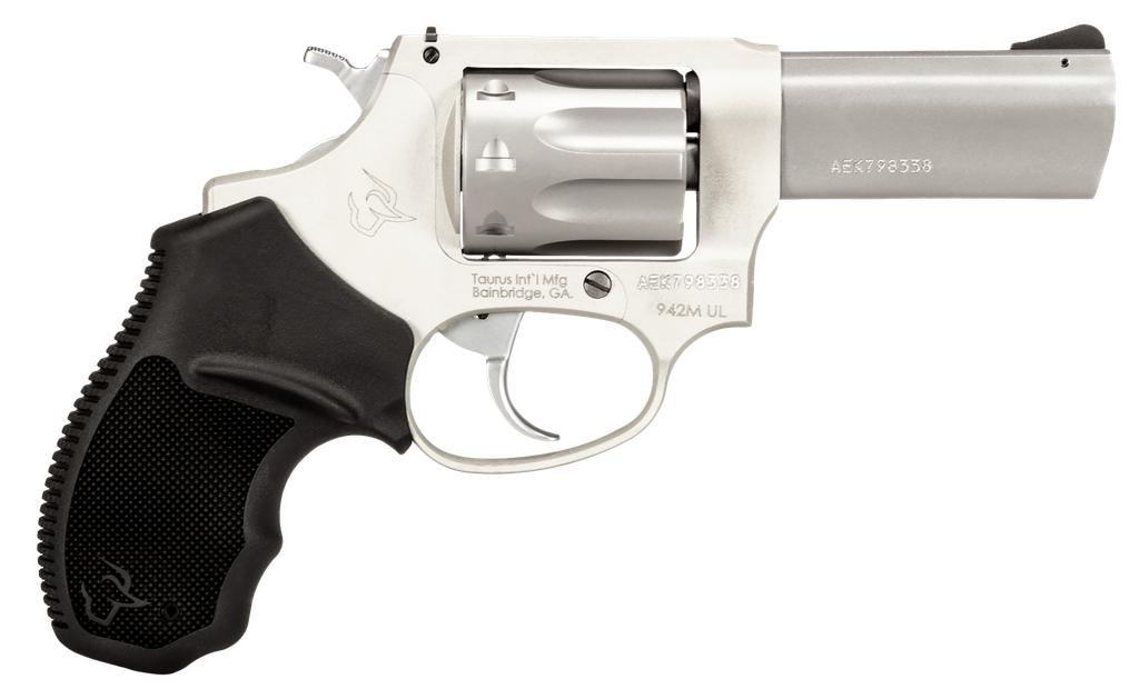 TAURUS 2-942M039UL 942 ULTRA-LITE 22 WMR 8 RND 3" MATTE STAINLESS