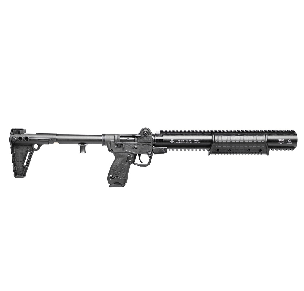 KEL-TEC SUB2K9GLKBLKCQB SUB2000 CQB 9MM INTEGRALLY SUPPRESSED 16.25" BBL