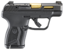 RUGER 13766 LCP MAX COMPACT FRAME 380 ACP 10+1 2.80" BLACK / GOLD