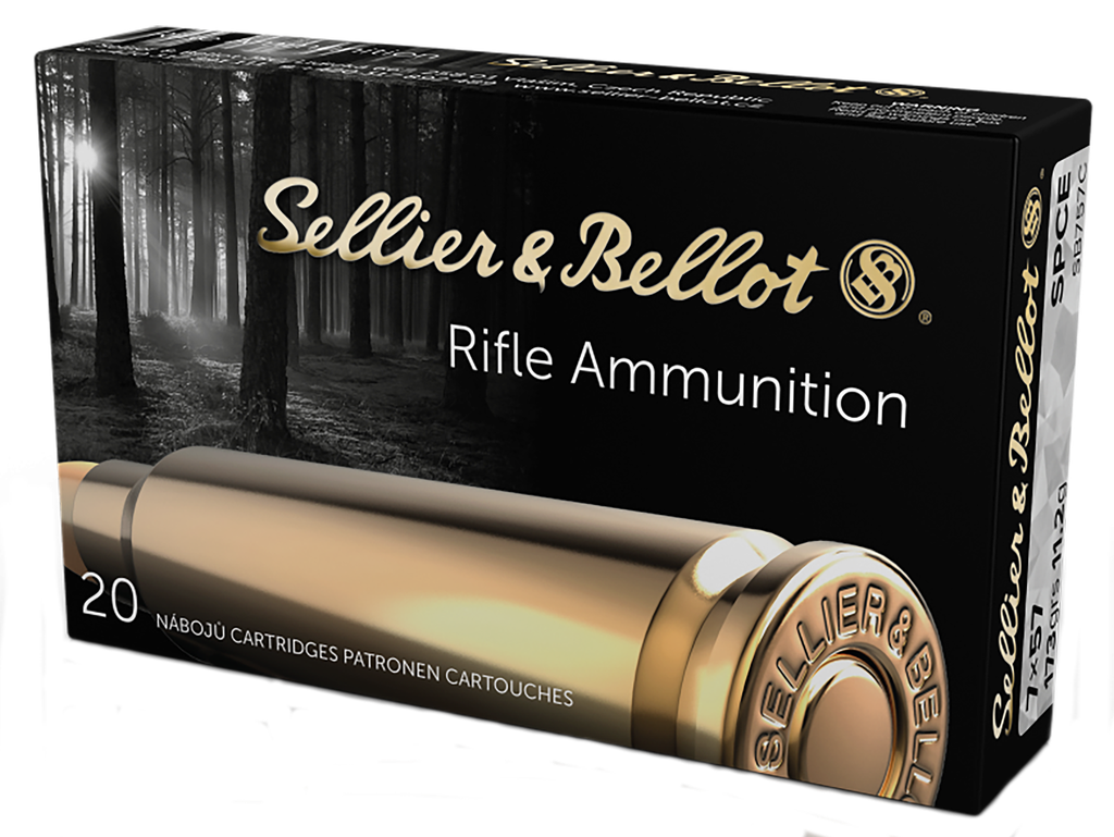 SELLIER & BELLOT SB757C RIFLE 7X57MM MAUSER 173 GRAIN SOFT POINT 20 RNDS