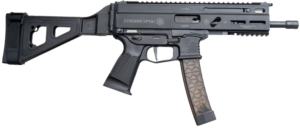 GRAND POWER 850003223056 SP9A1 STRIBOG 9MM LUGER 30+1 8" BLACK THREADED BARREL
