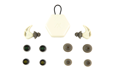 AXIL X-20-W X20 ULTRA COMFORTABLE PREMIUM RE-USABLE EARPLUGS BONE WHITE