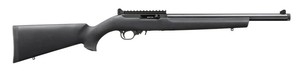 RUGER 32024 10/22 22 LR HOGUE STOCK 16" THREADED BBL & IRON SIGHTS