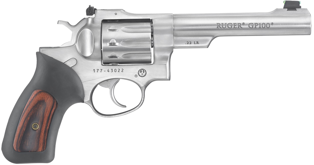RUGER 1757 GP100 22 LR 10 SHOT 5.50"  BBL STAINLESS