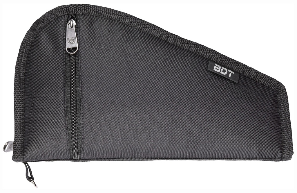 BULLDOG BDT620B DELUXE PISTOL CASE WITH POCKET & SLEEVE 12"L X 6"H