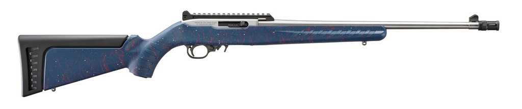 RUGER 32039 10/22 250TH ANNIVERSARY 22 LR 10+1 18.50" SS THREADED BBL