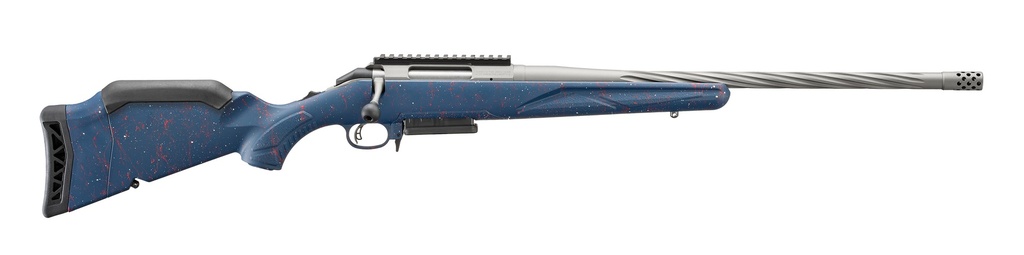 RUGER 56931 AMERICAN II 250TH ANNIVERSARY 308 WIN 3+1 20" GUN METAL GRAY CERAKOTE SPIRAL FLUTED THREADED BARREL