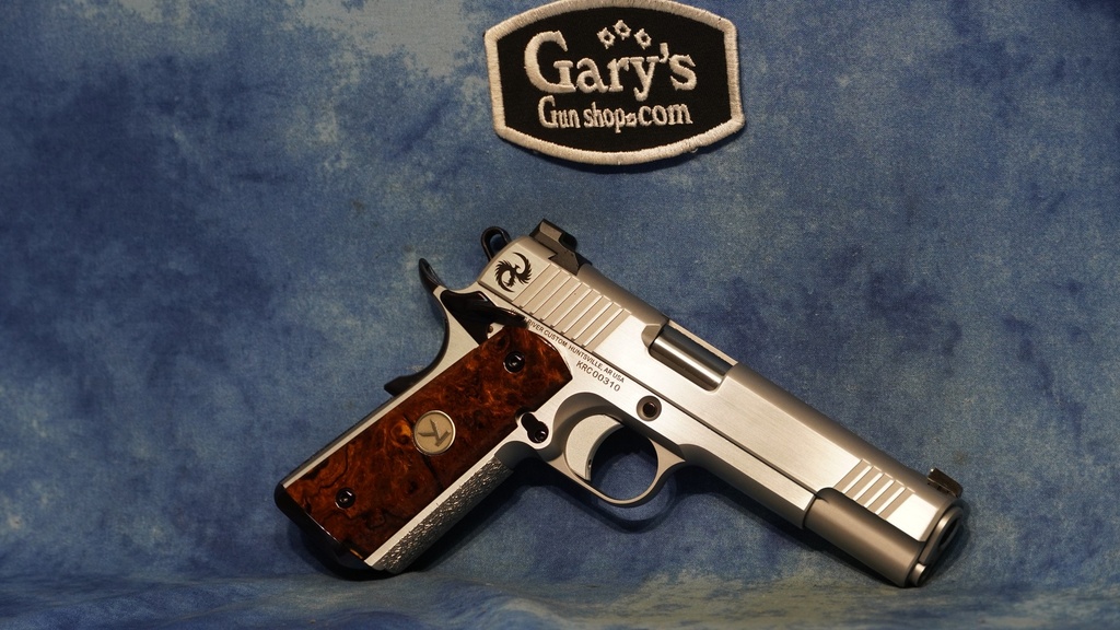 KINGS RIVER CUSTOM LEVEL ONE 45 ACP 5" BBL SS UPGRADE HAND STIPPLING 
