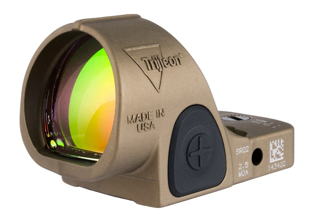 TRIJICON 2500021 SRO1 COYOTE BROWN 1X 1 MOA RED DOT RETICLE