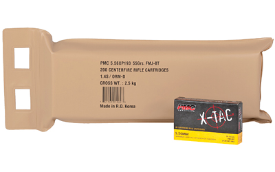 PMC 5.56X-BP XTAC 5.56MM 55 GRAIN FMJ 10 BX BATTLE PACK