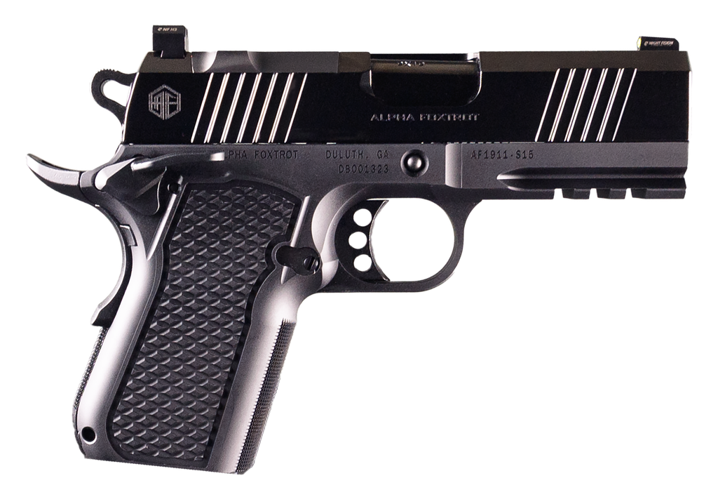 ALPHA FOXTROT AA35X1QMD-PDBK15 9MM AF1911-S15 3.5" AMBI