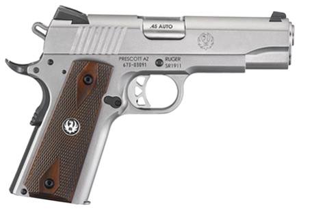 RUGER 6702 SR1911 COMMANDER-STYLE 45 ACP 7+1 4.25"