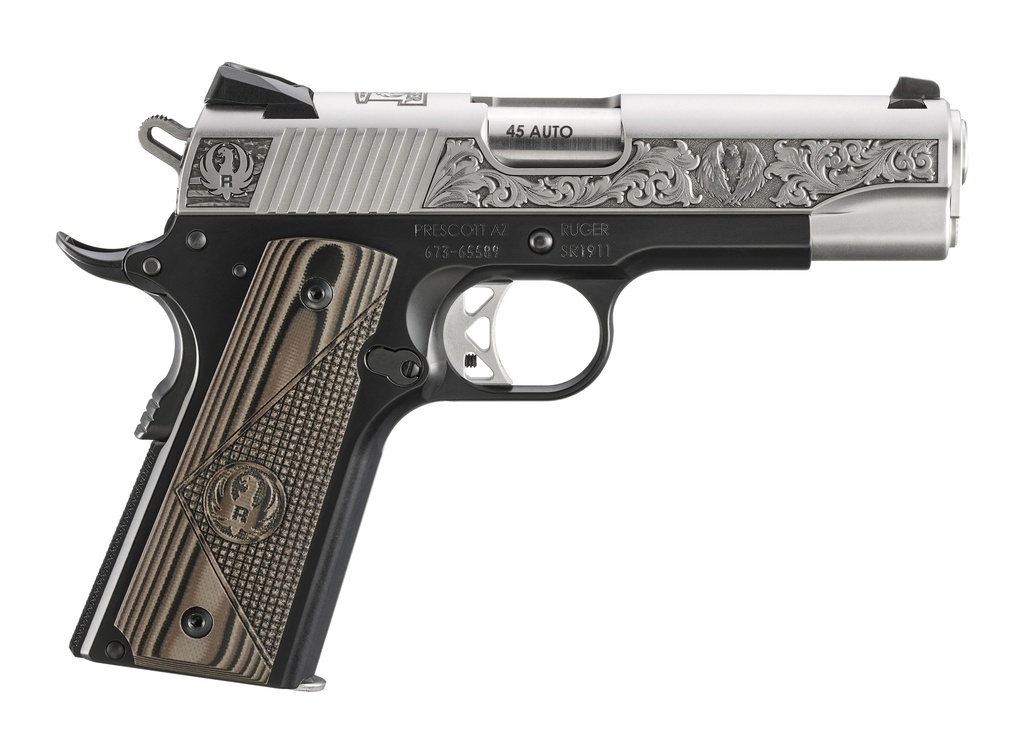 RUGER 16703 PRESCOTT AZ  45 ACP STREET EDITION 7 RND BRN/BLK/DLX