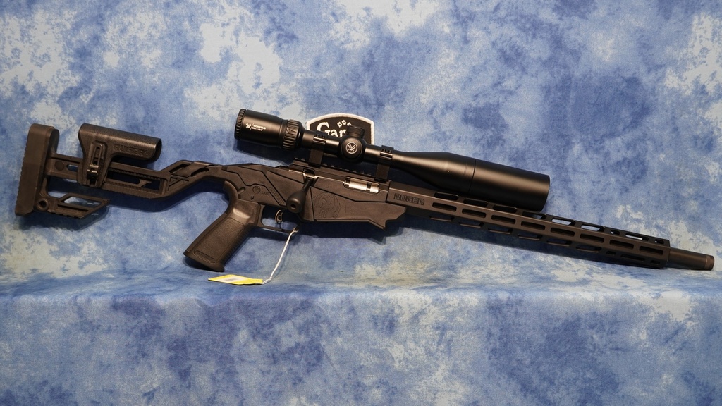 USED RUGER PRECISION RIMFIRE 17HMR WITH SCHEELS 4-16X42 RAGE VORTEX