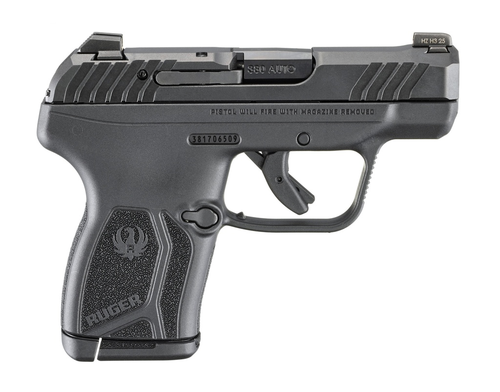 RUGER 13760 LCP MAX  COMPACT FRAME 380 ACP 10+1 2.80"