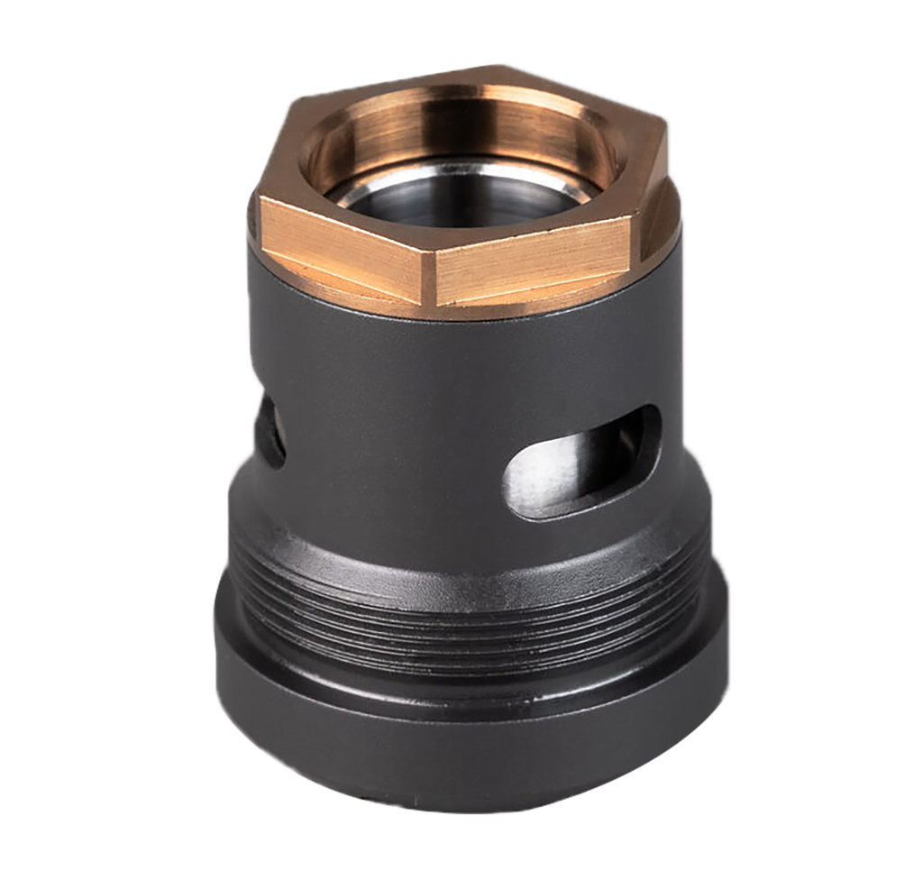 SILENCERCO AC2448 3-LUG MOUNT  45 ACP BLACK STEEL