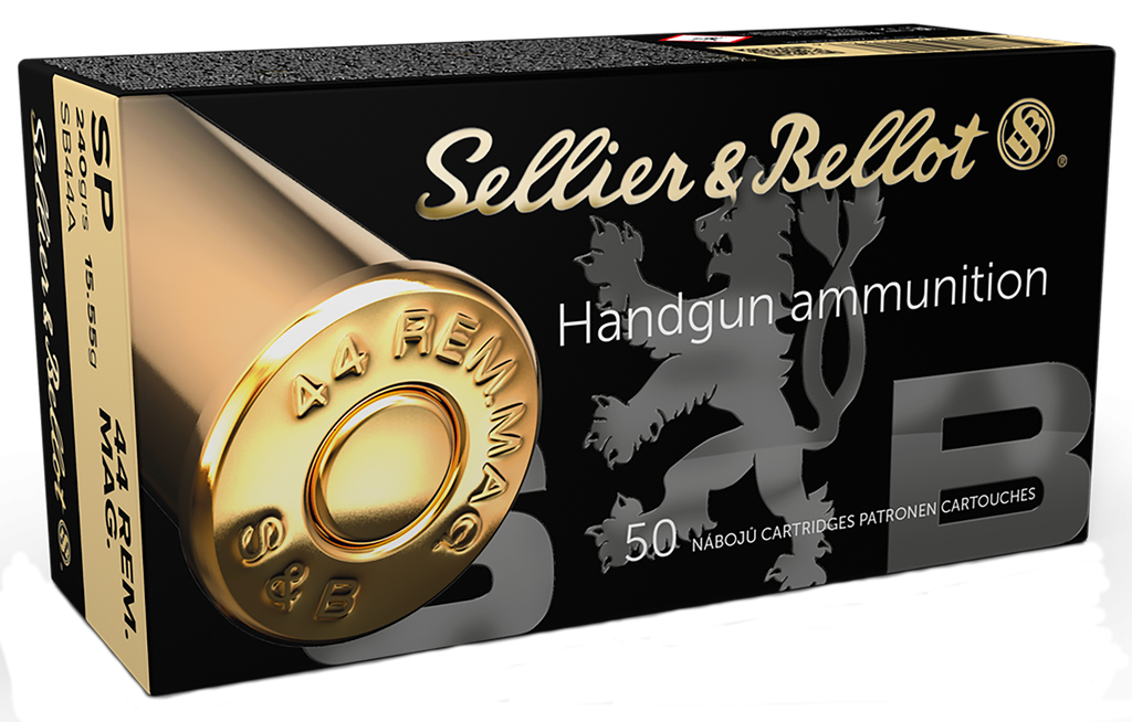 SELLIER & BELLOT SB44A 44 MAGNUM 240 GRAIN SP 50 RNDS