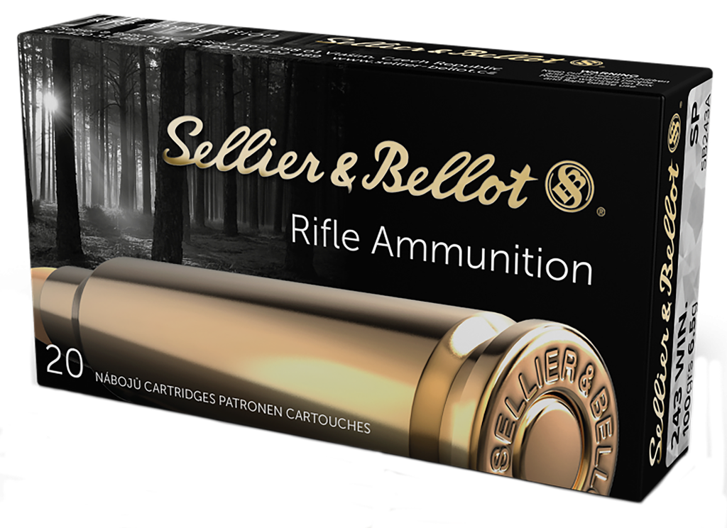 SELLIER & BELLOT SB243A 243 WIN 100 GRAIN SP 20 RNDS