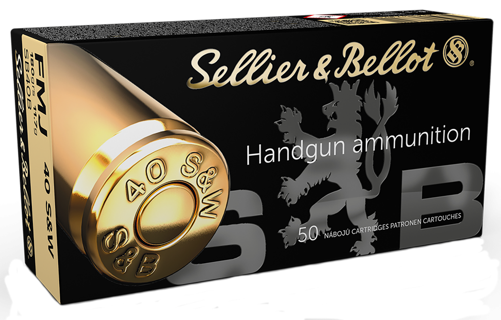 SELLIER & BELLOT SB40B 40 S&W 180 GRAIN FMJ 50 RNDS