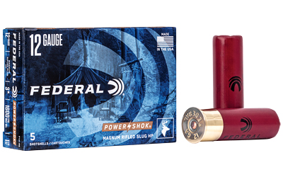 FEDERAL F131RS POWER-SHOK SLUG 12 GA 3" 1.25 OZ 5 RNDS