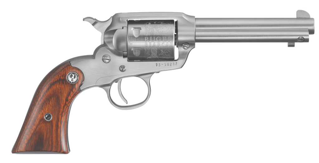 RUGER 0913 BEARCAT 22 LR 4" BBL SS FS 6 RND