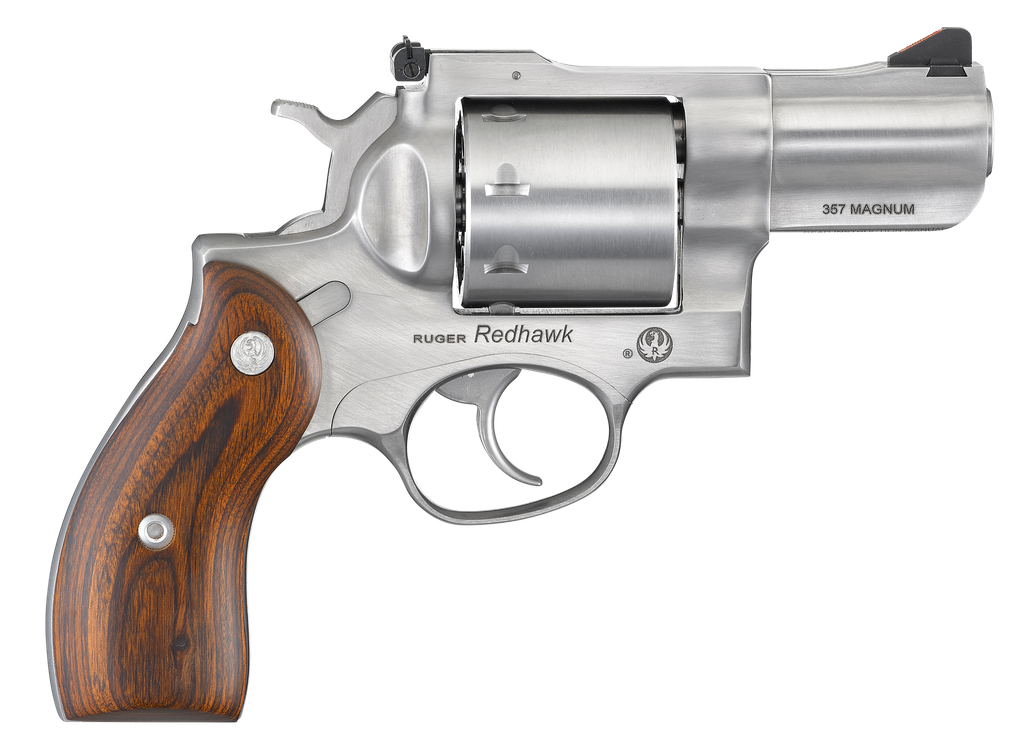 RUGER 5051 REDHAWK 357 MAGNUM 2.75" SS WOOD GRIPS 8 RND