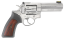 RUGER 1771 GP100 357 MAG 4.2" SS ADJ FOS RUBBER/WOOD  7RND