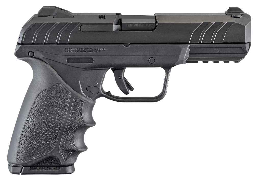 RUGER 3819 SECURITY-9 9MM 4" HOGUE HANDALL GRIP 10 RND