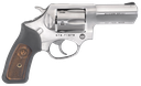 RUGER 5784 SP101 327 FEDERAL 3" SS FS WOOD PANEL GRIPS 6 RND