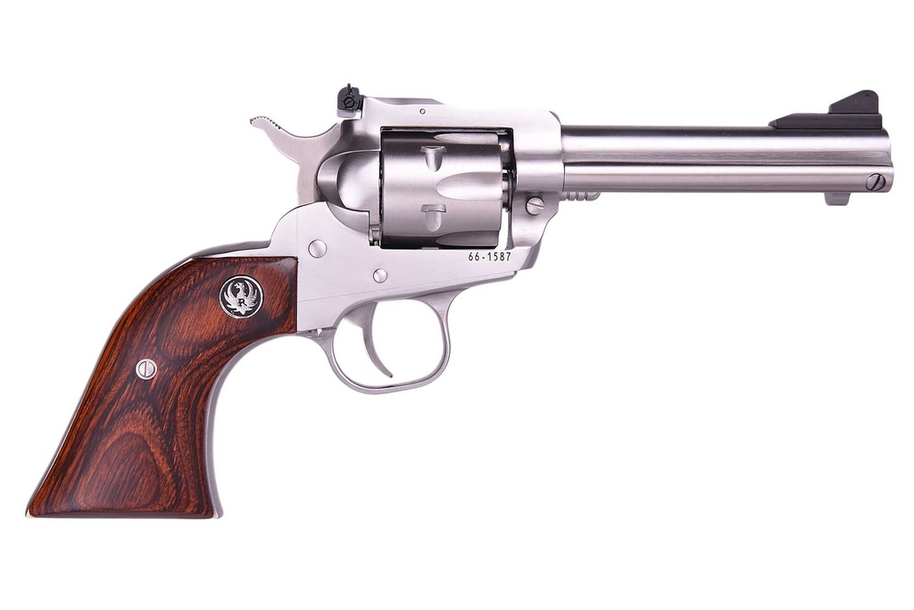 RUGER 0627 SINGLE SIX 22LR / 22 MAG 4-5/8" SS AS LIPSEYS EXC