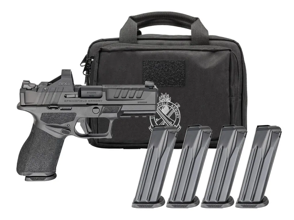SPRINGFIELD ARMORY EC9409B-PAC-FL ECHELON™ 4.0C 9MM HANDGUN, GEAR PAC™ – FIRSTLINE 