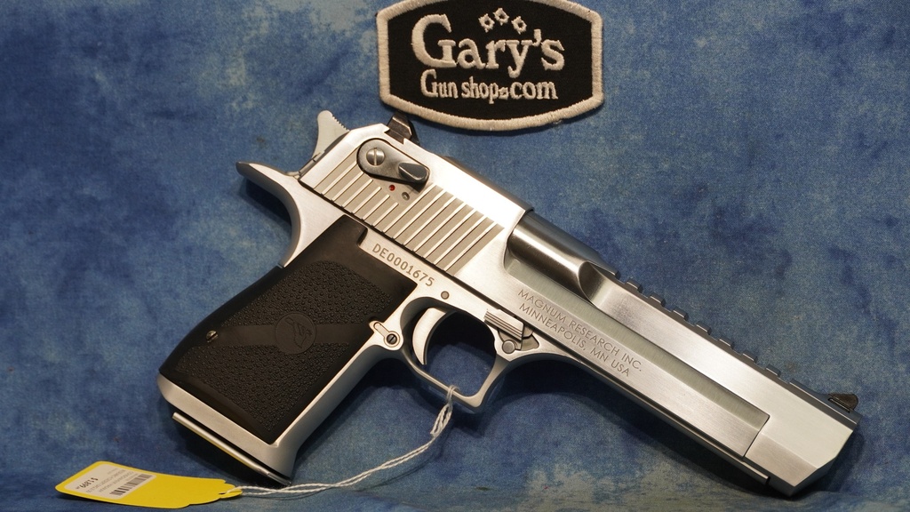 CONSIGNMENT MAGNUM RESEARCH DESERT EAGLE 50 AE BRUSHED CHROME 6" BBL
