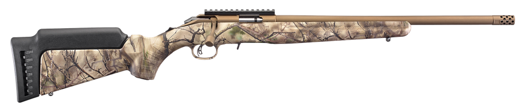 RUGER 8374 AMERICAN RIMFIRE 17 HMR 18" BRONZE GO WILD