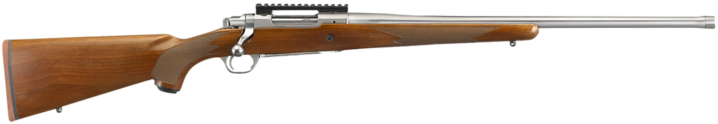 RUGER 57104 HAWKEYE HUNTER 6.5 CREEDMOOR 22" SS WALNUT 4