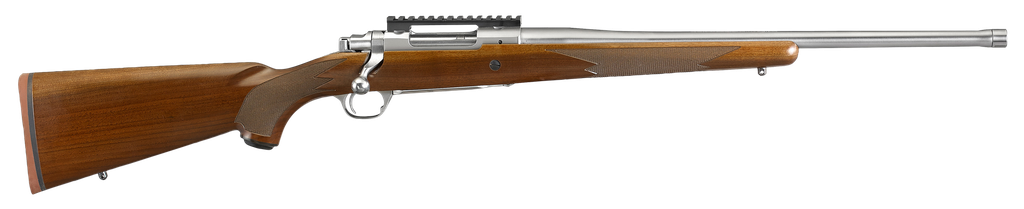 RUGER 57107 HAWKEYE HUNTER 308 WIN 20" SS WALNUT 4RD