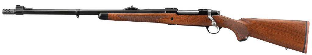 RUGER 47121 HAWKEYE AFRICAN LEFT HAND 375 RUGER 23" SATIN BLUED