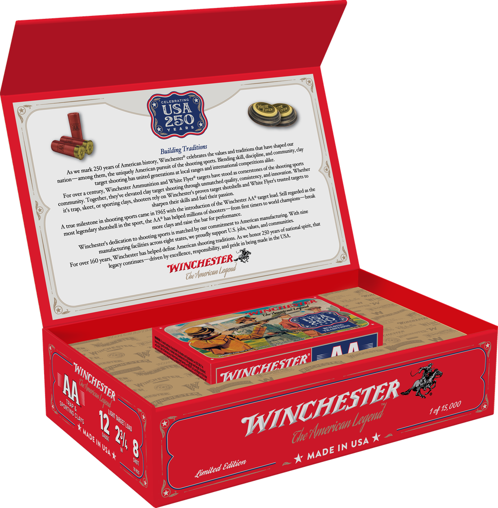 WINCHESTER AA12250 AA 250TH 12 GA 2-3/4 1-1/8 OZ #8 10 RNDS