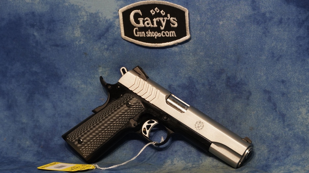 USED RUGER SR1911 9MM STAINLESS 5" BBL 
