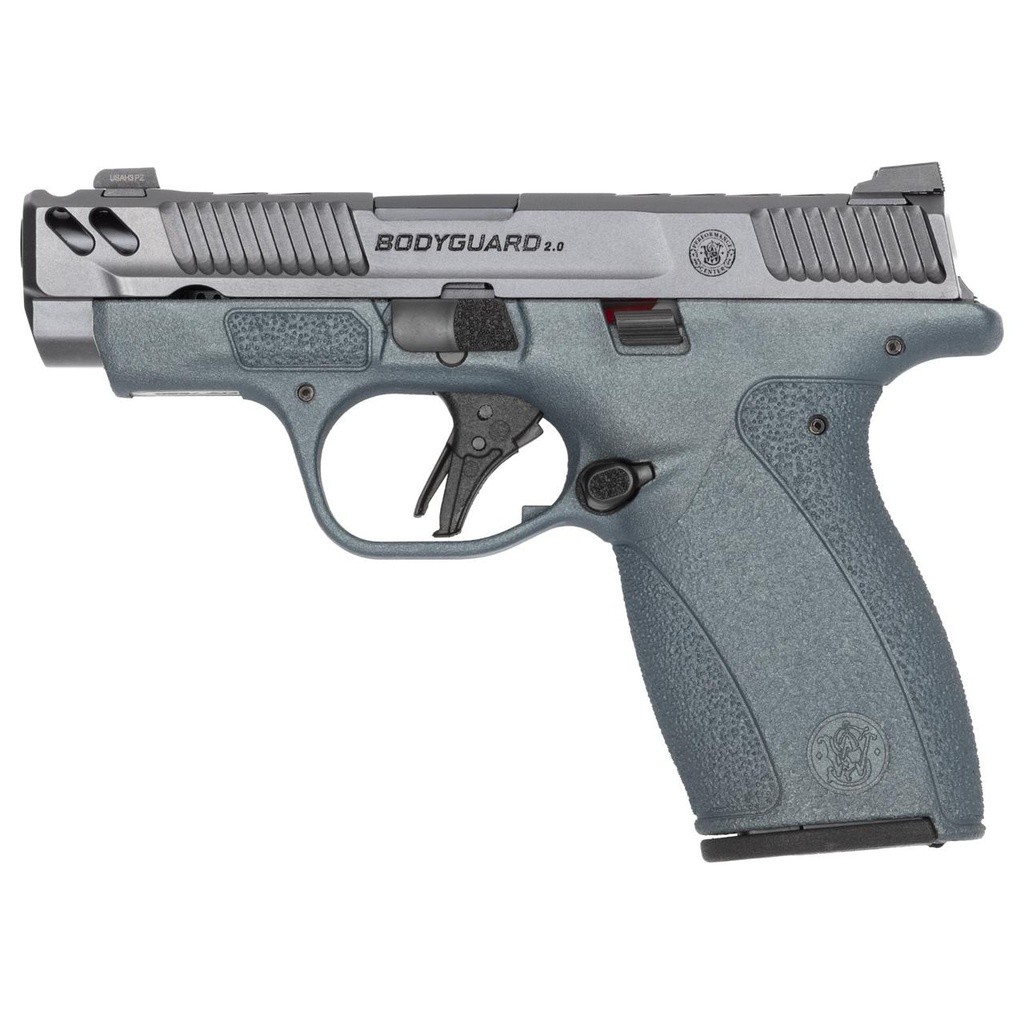 SMITH & WESSON 14847 BODYGUARD 2.0 380 ACP TITANIUM BLUE 3.1" COMP BBL