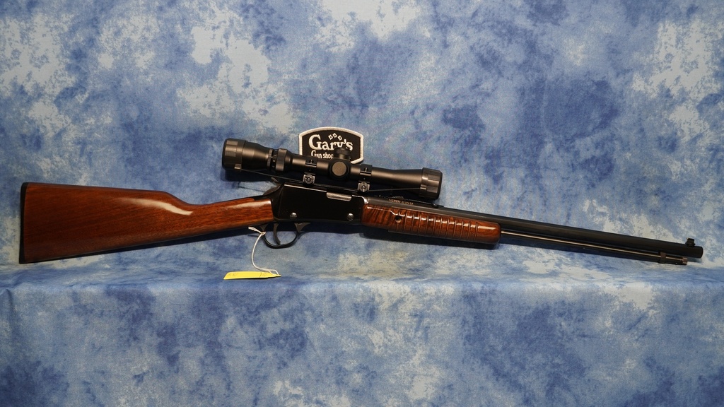USED HENRY REPEATING ARMS H003T PUMP 22 LR WITH SCOPE