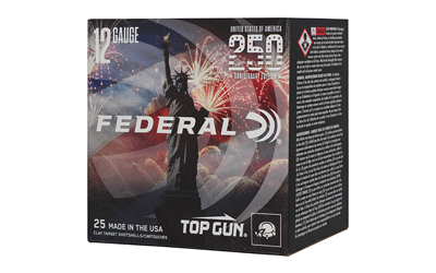 FEDERAL TGL12US 8USA 250TH ANV USA TOP GUN 12 GA 2-3/4" #8