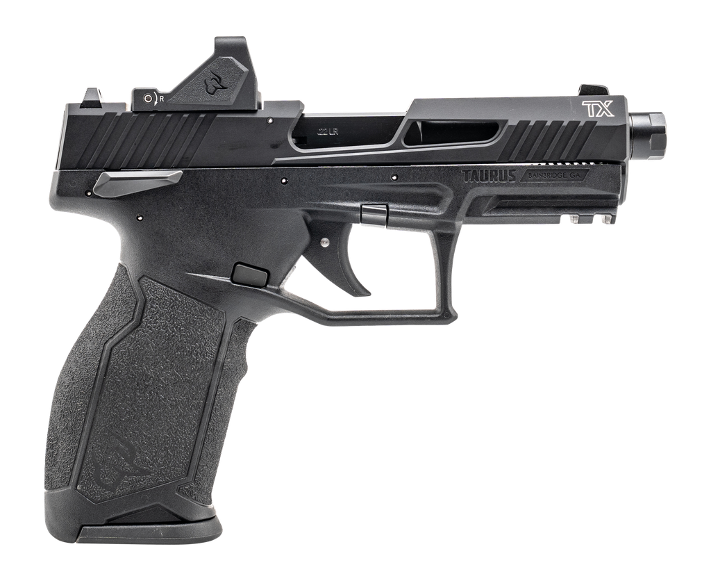 TAURUS 1-2TX22P141-RD TX22 G2 22 LR BLK 4" BBL W/ OPTIC 16 & 22 RND MAGS